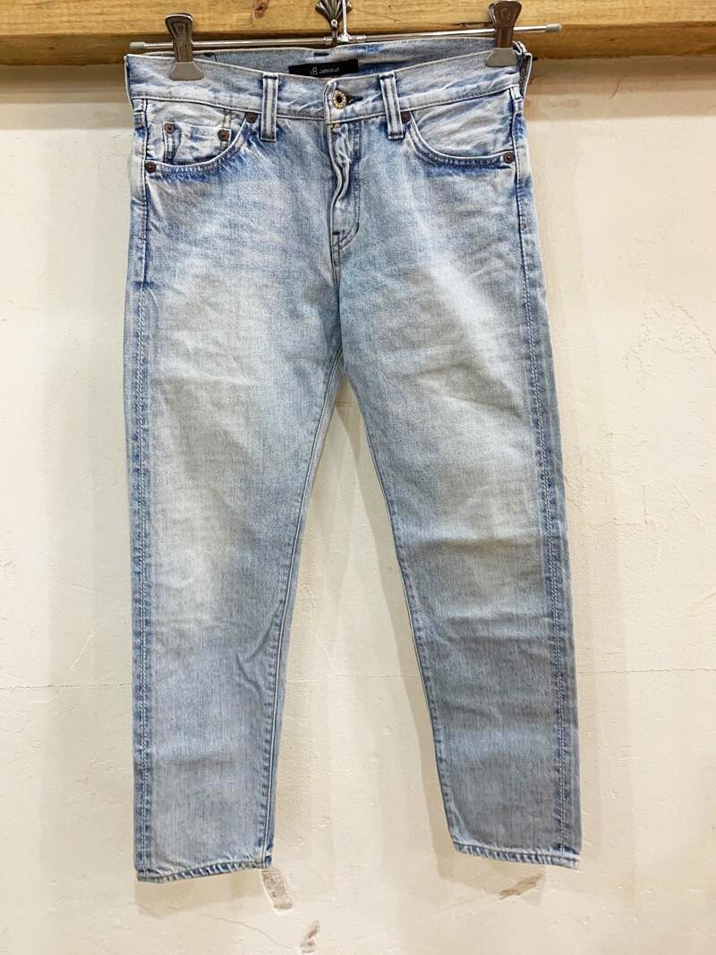 H40★Johnbull/ジョンブル オーセンティック アンクルジーンズ クロップドパンツ デニムパンツ AP270 サイズSS フェード(サックス) ★拍卖