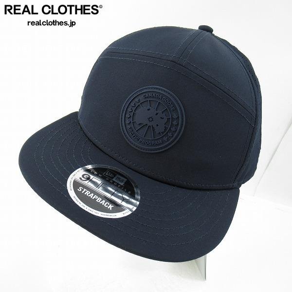 (1)【未使用】CANADA GOOSE × New Era/カナダグース × ニューエラ LOGO TRUCKER CAP/キャップ ネイビー 5248M /000拍卖