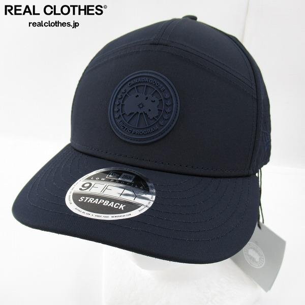 (2)【未使用】CANADA GOOSE × New Era/カナダグース × ニューエラ LOGO TRUCKER CAP/キャップ ネイビー 5248M /000拍卖