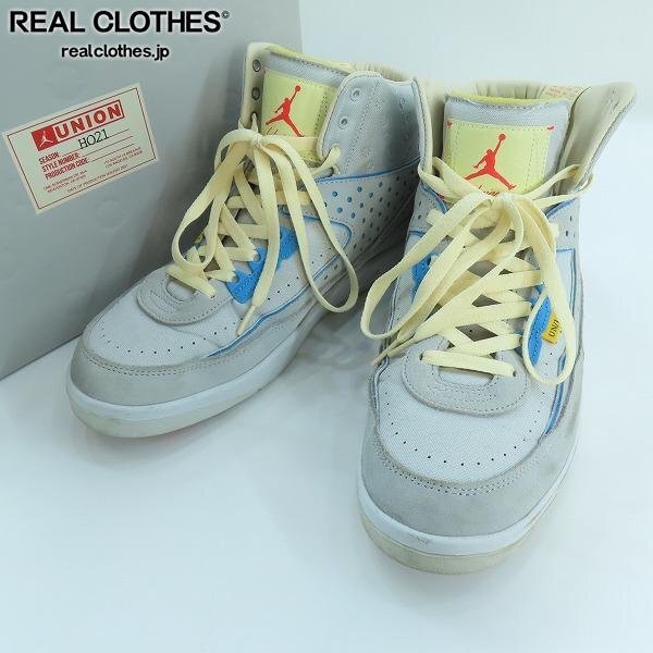 NIKE×UNION/ナイキ×ユニオン AIR JORDAN 2 RETRO SP/エアジョーダン2 レトロ グレーフォグ DN3802-001/29 /080拍卖
