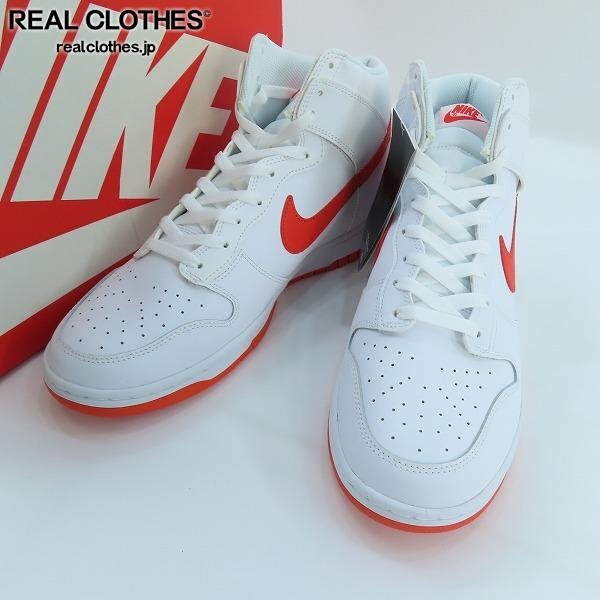 【未使用】NIKE/ナイキ DUNK HIGH Picante Red/ダンクハイ ピカンテレッド DV0828-100/29.0 /080拍卖