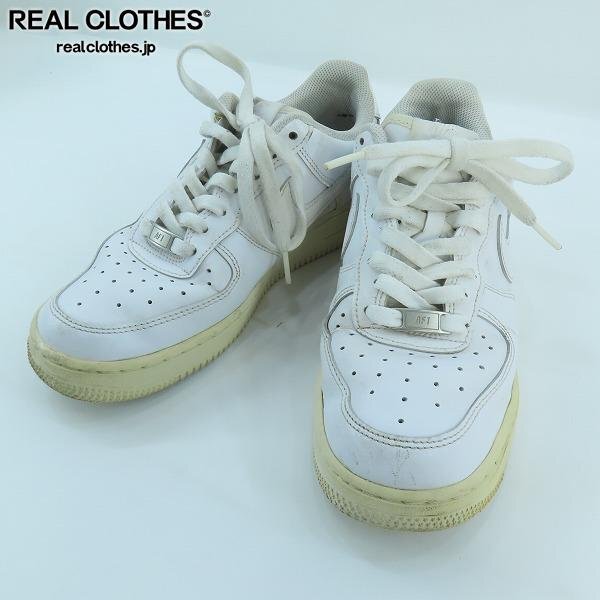 【ジャンク】NIKE/ナイキ AIR FORCE 1 ’07 エアフォース1 CW2288-111/25 /080拍卖