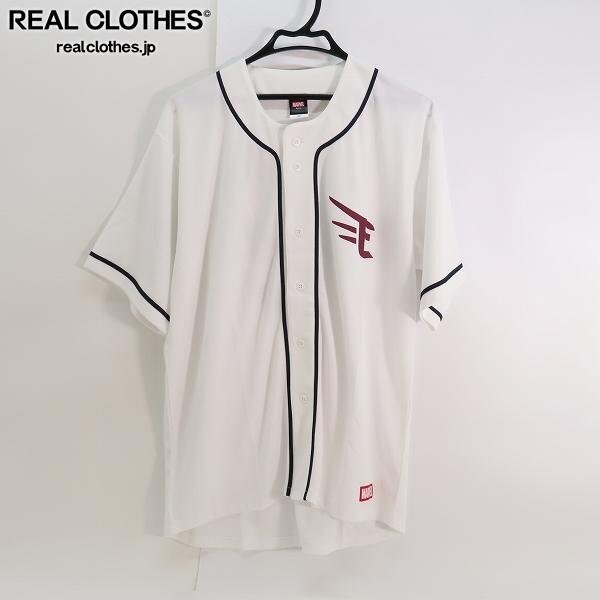 ☆MARVEL × 東北楽天イーグルス ベースボールシャツ XL /UPK拍卖