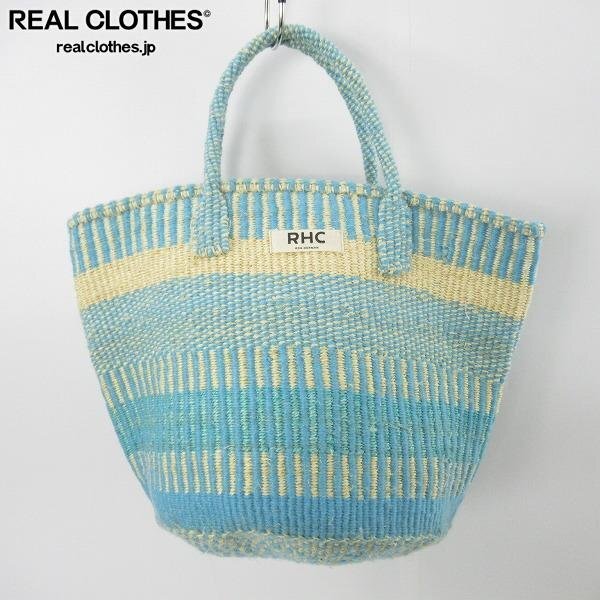 (2)Ron Herman/ロンハーマン カゴバッグ ライトブルー /060拍卖