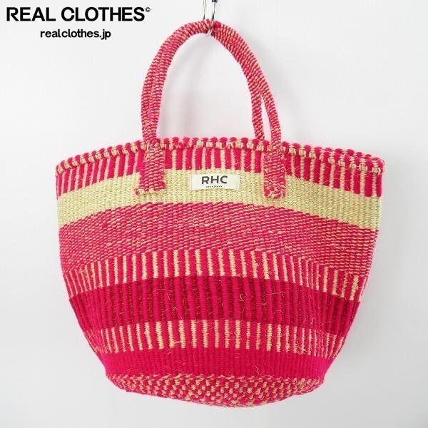 (1)Ron Herman/ロンハーマン カゴバッグ ピンク /060拍卖