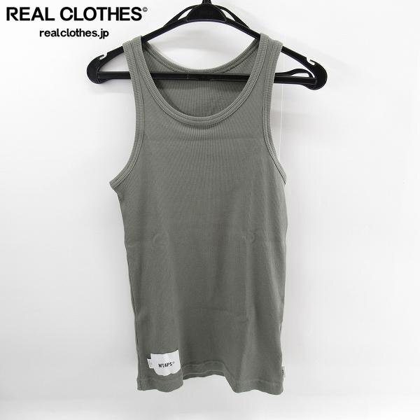 ☆WTAPS/ダブルタップス 25SS SIGN / TANK TOP タンクトップ 251ATDT-CSM39/01 /UPK拍卖