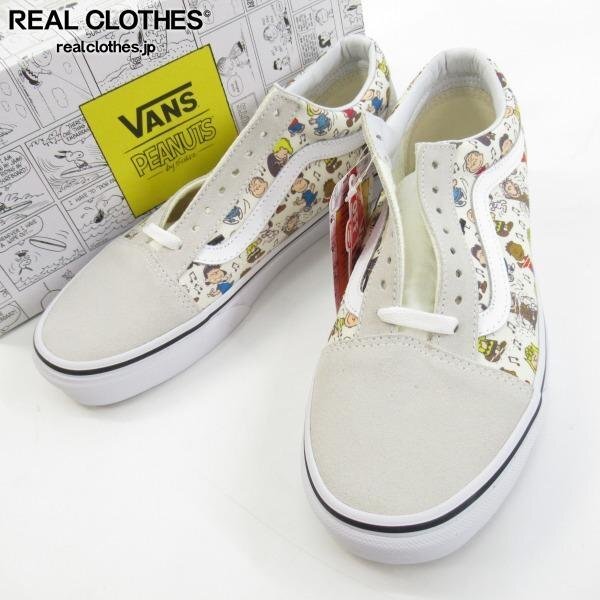 【未使用】VANS×PEANUTS/バンズ×ピーナッツ SKOOL オールドスクール VN0A38G1QVW/25.5 /080拍卖