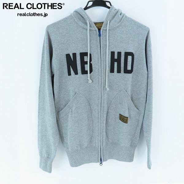 ☆NEIGHBORHOOD/ネイバーフッド SWELL C-ZIP HOODED.LS ニットパーカー 102FCNH-KNM02/S /060拍卖