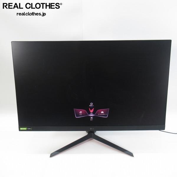 ★LG/エルジー UltraGear 31.5インチ WQHD 165Hz ゲーミングモニター 32GP83B-B【簡易動作確認済み】 同梱×/D4X拍卖