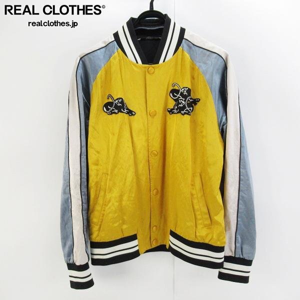 ☆【JPタグ】VALENTINO/ヴァレンティノ panther embroidery souvenir jacket/46 /060拍卖