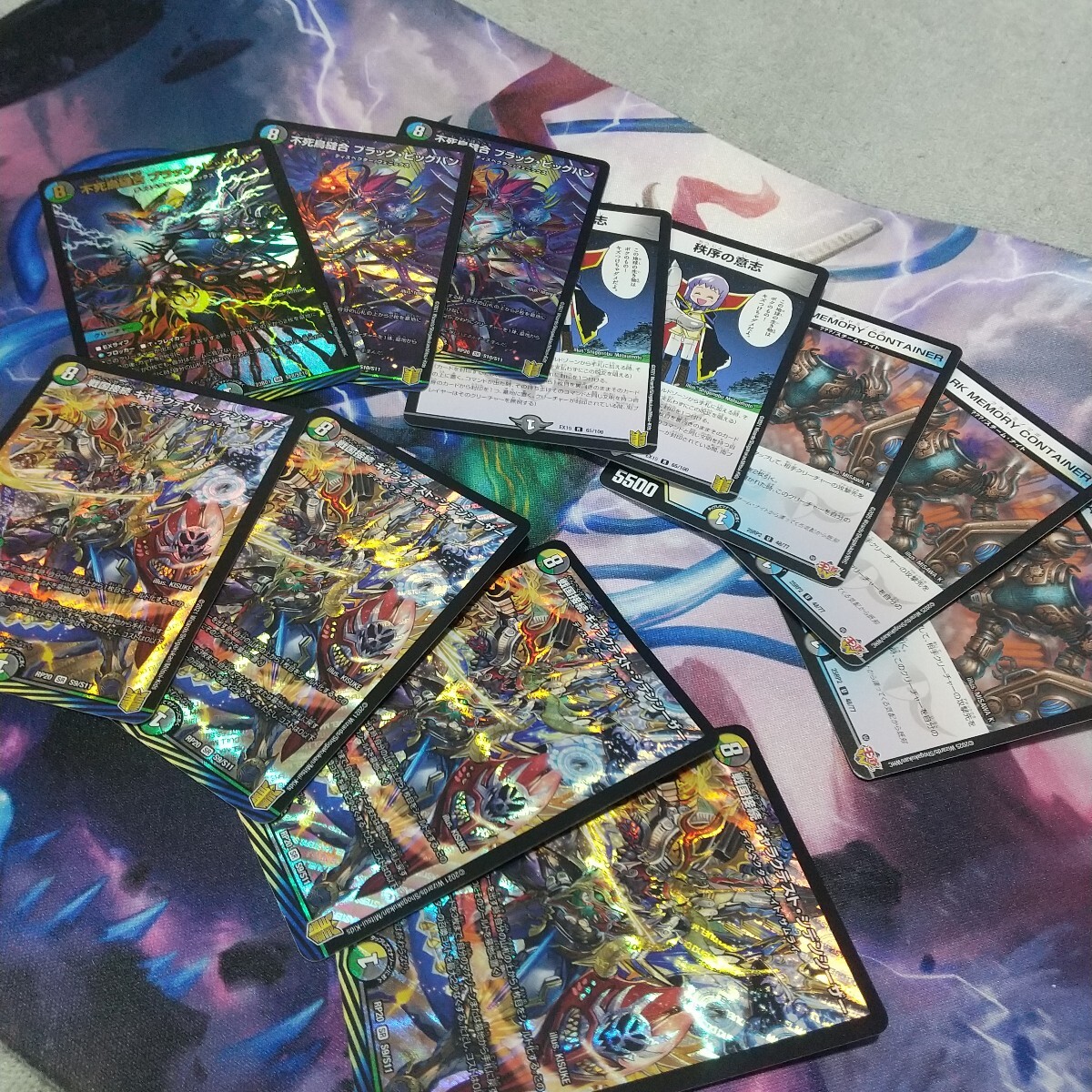 デュエマ まとめ売り 戦国接続ギャラクテスト・シデンシーザー 不死鳥縫合ブラック・ビッグバン 秩序の意志 クラヤミノツボ ※説明欄必読拍卖