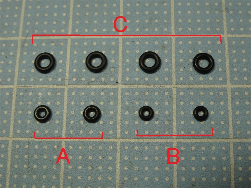 023● 東京マルイ ガスブロ 注入バルブ用Oリング 【送料85円~】拍卖