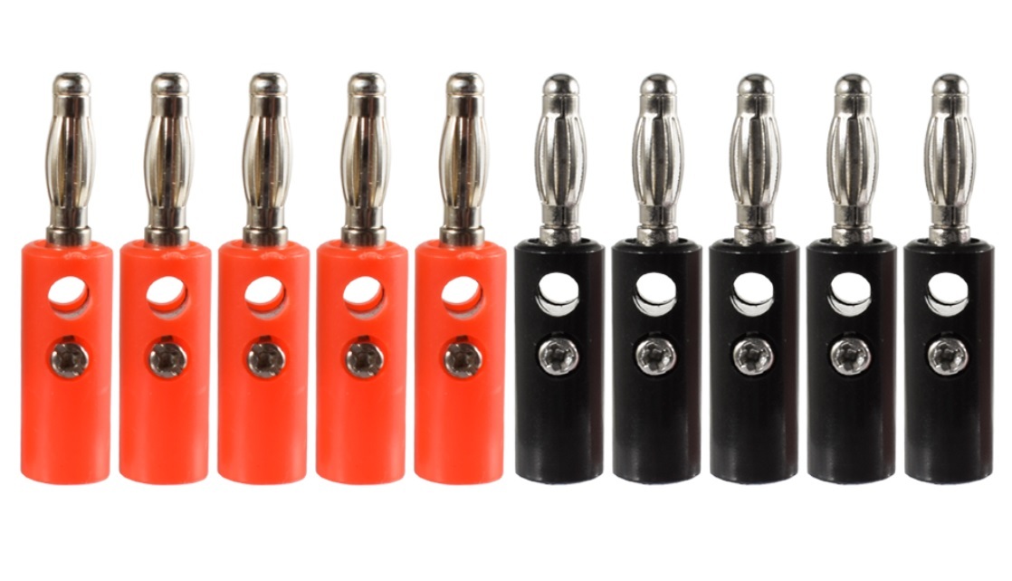 【赤・黒10個】4mmバナナプラグ【送料140円~】005拍卖