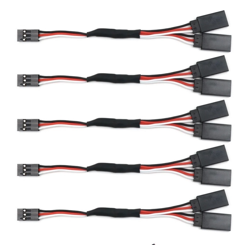 【5本セット】サーボY型ケーブル/Yハーネス/分岐ケーブル 150mm 【送料140円~】057拍卖