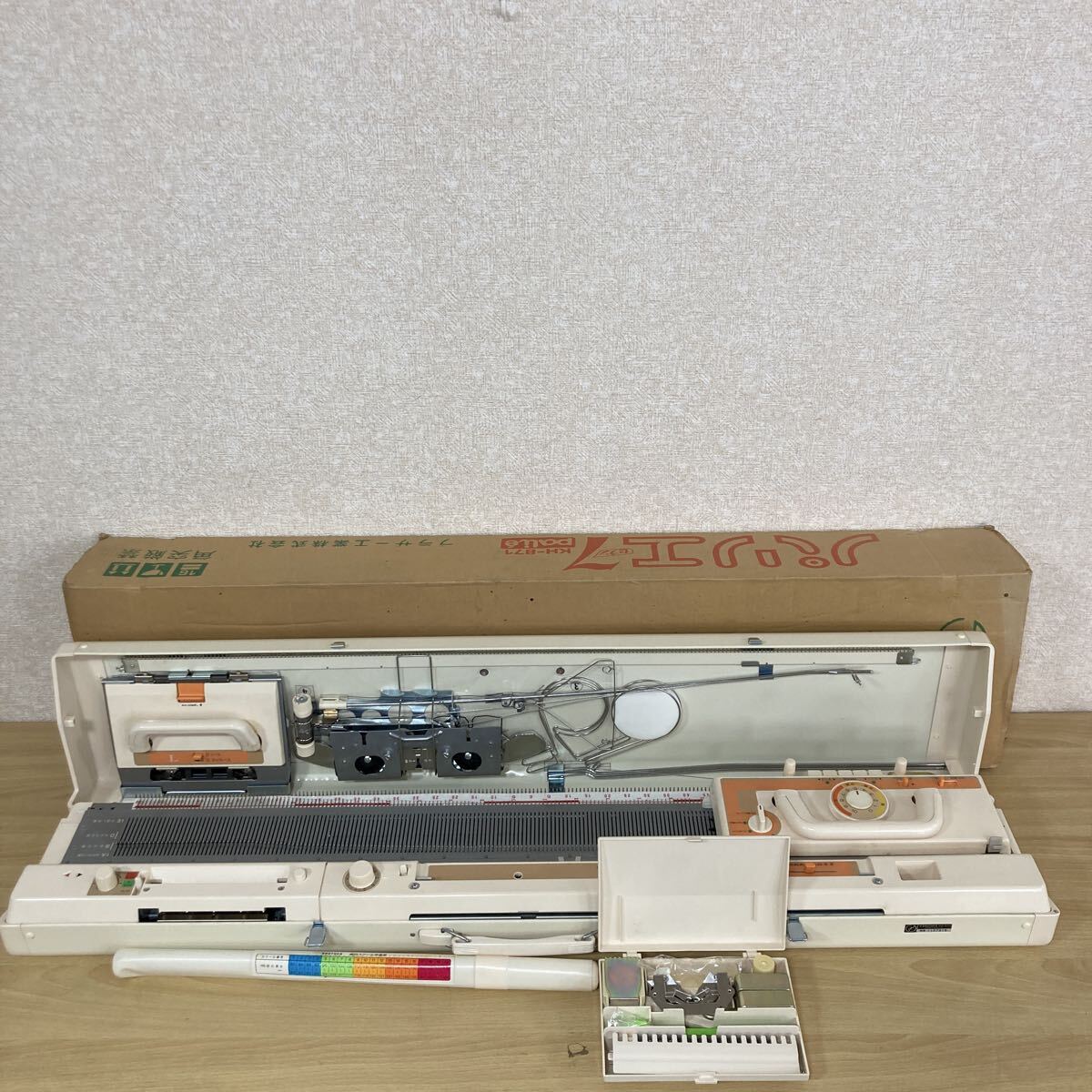 BROTHER ブラザー KH-871 PALIE7 パリエセブン ブラザー編機 編み機 編機 ハンドクラフト 手芸 手工芸 昭和レトロ 11 サ 8625拍卖