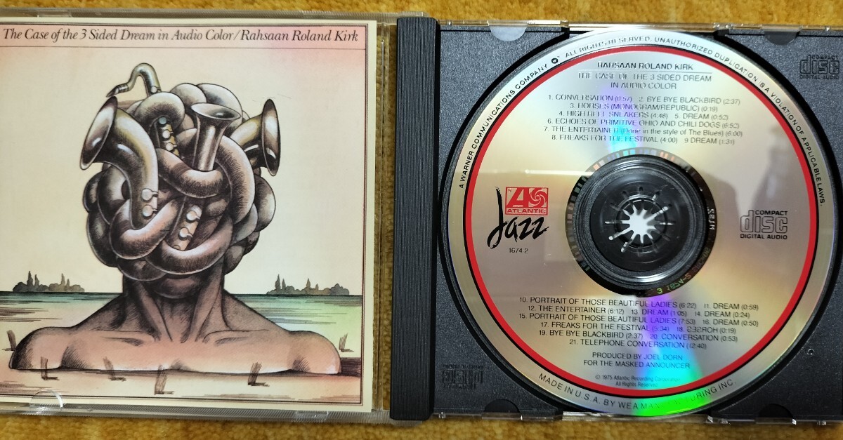ラサーンローランドカーク RAHSAAN ROLAND KIRK CASE OF THE 3 SIDED DREAM拍卖