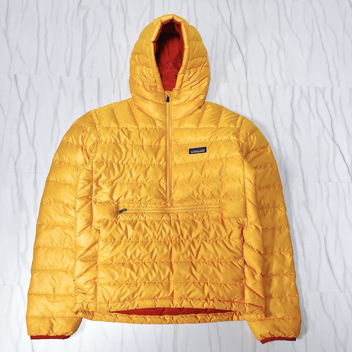 《人気カラー》patagonia パタゴニア/Down Sweater Hoody P/O ダウンセーターフーディ プルオーバー/黄色 イエロー メンズXS 84660F7拍卖