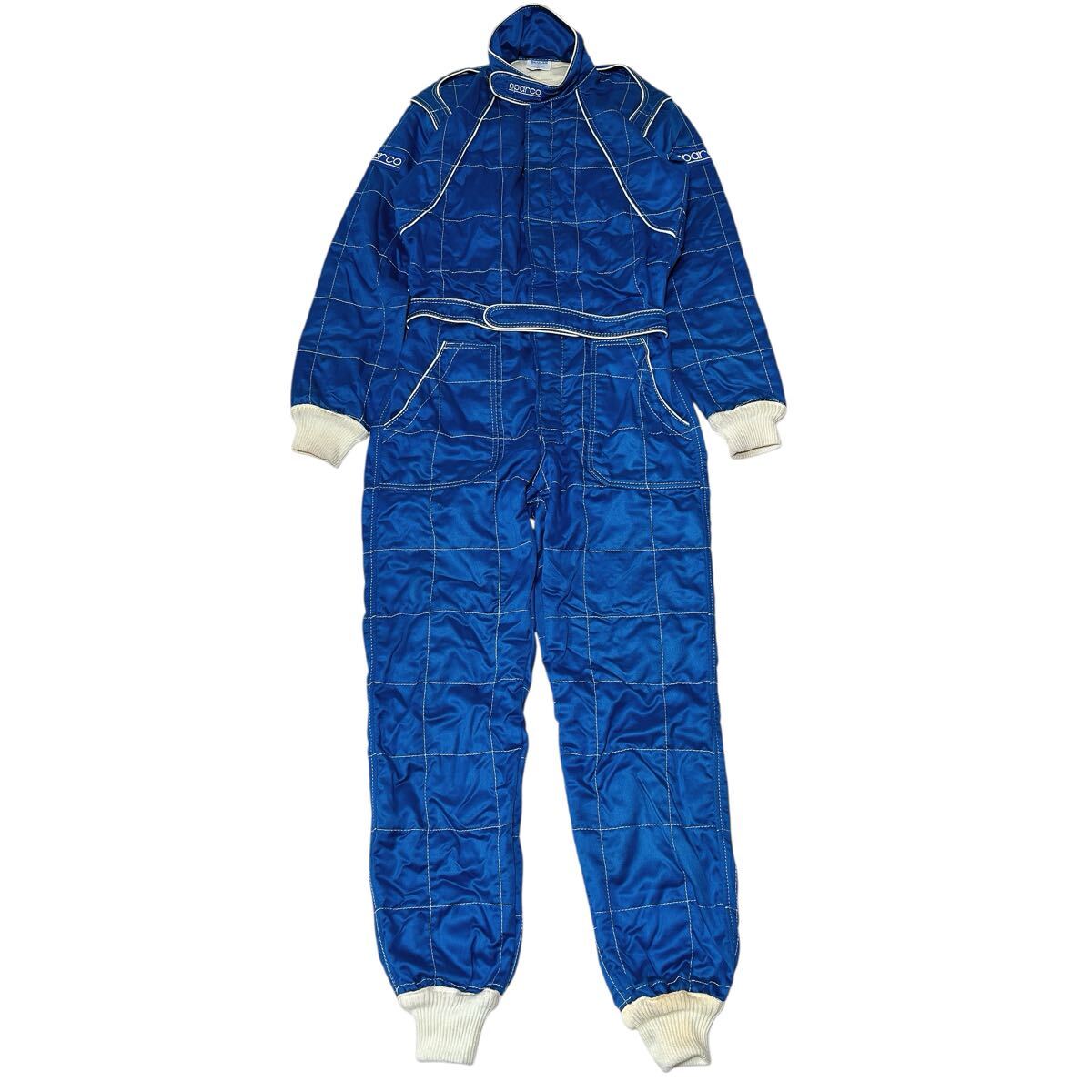 sparco スパルコ レーシングスーツ つなぎ オールインワン 4輪 イタリア製 青 ブルー 54サイズ拍卖