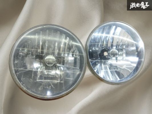 RAYBRIG レイブリック 汎用 ハロゲン ヘッドライト ヘッドランプ レンズ 2個 丸型 H4 STANLEY P2030 直径 約18cm 即納 棚11-1拍卖