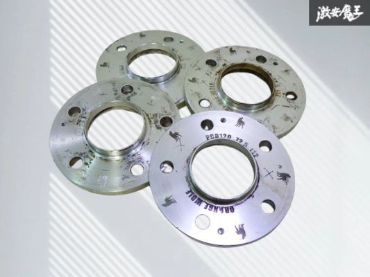 ORANGE WOLF 汎用 スペーサー 4枚 厚み:約12.2mm 5穴 PCD120 ハブ径:約72.8mm 即納 在庫有 棚K-2拍卖