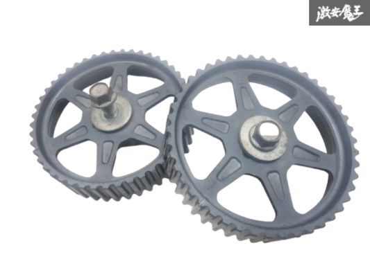 ☆ストア出品☆ マツダ 純正 NA8C NA ロードスター カムプーリー 2個セット IN/EX ノーマル ボルト付 NA6CE 即納 棚9-1-N拍卖