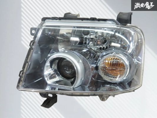 【点灯OK!!】三菱 純正 H81W H82W eKスポーツ HID ヘッドライト ヘッドランプ 左 左側 STANLEY P3247 H91W H92W オッティ 棚10-5拍卖