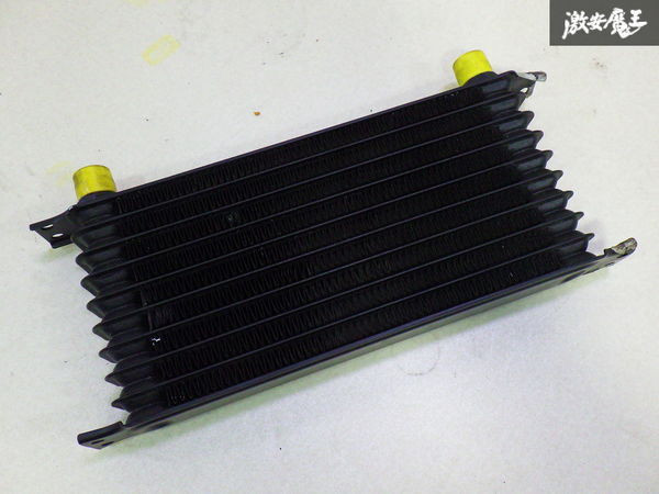 【ストア出品】 社外 汎用 10段 オイルクーラー コア 冷却コア 本体のみ 全幅:約34cm / 全高:約13.2cm 即納 在庫有 棚拍卖