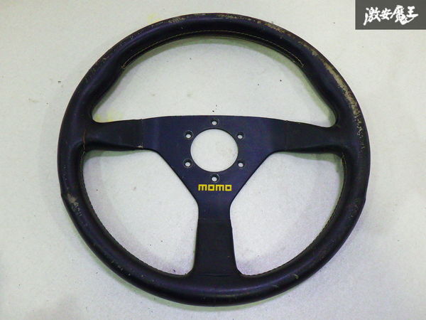 【歪み無】 MOMO モモ ヴェローチェ レーシング ステアリング ハンドル ホイール 外径:約34cm / 穴間:約7cm 即納 在庫有 棚拍卖