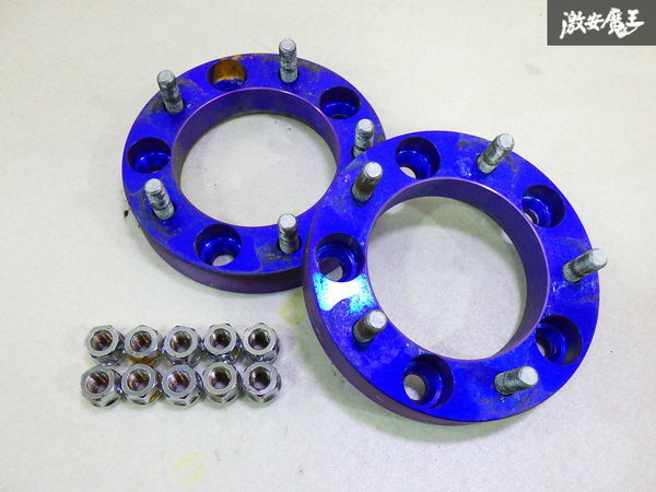 社外 JB23W ジムニー に使用 ワイドトレッドスペーサー ワイトレ 2枚 厚み 約30mm 5穴 PCD139.7 ハブ径108mm M12×P1.25 即納拍卖