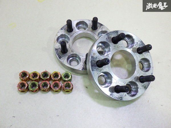 【ストア出品】 Durax 社外 ワイドトレッドスペーサー ワイトレ 2枚 厚み:約20mm 5穴 PCD100 ハブ径:57mm M12×P1.5 棚21-1拍卖