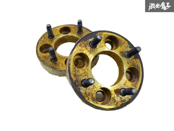 【ストア出品】 社外 ワイドトレッドスペーサー ワイトレ 2枚 厚み:約25mm 4穴 PCD100 ハブ径:64mm M12×P1.5 即納 棚21-1拍卖