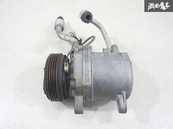 【ストア出品 実動外し】 日産 純正 MG22S モコ 2008年 K6A AC エアコン コンプレッサー 95201-58J01 走行距離約129908km 棚K-4拍卖