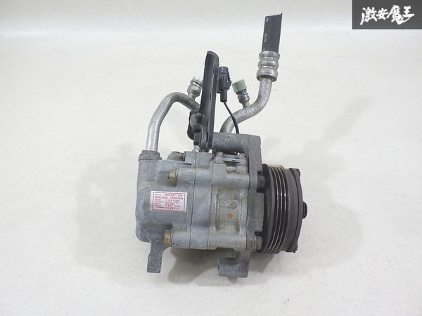 【実動外し!!】スズキ MH21S ワゴンR 2012年 エアコン A/C コンプレッサー 走行距離 約106933km 95201-58JA0 即納 棚K-3拍卖