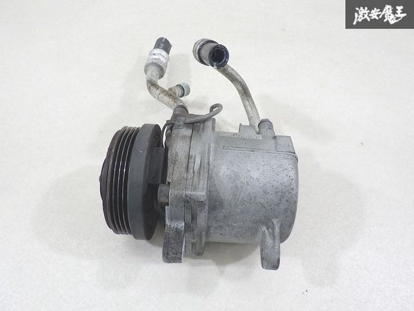 【保証付】 スズキ 純正 HE22S アルト ラパン 2012年 エアコン A/C コンプレッサー 走行距離165793km K6A 95201-58J40 即納 棚H-3拍卖