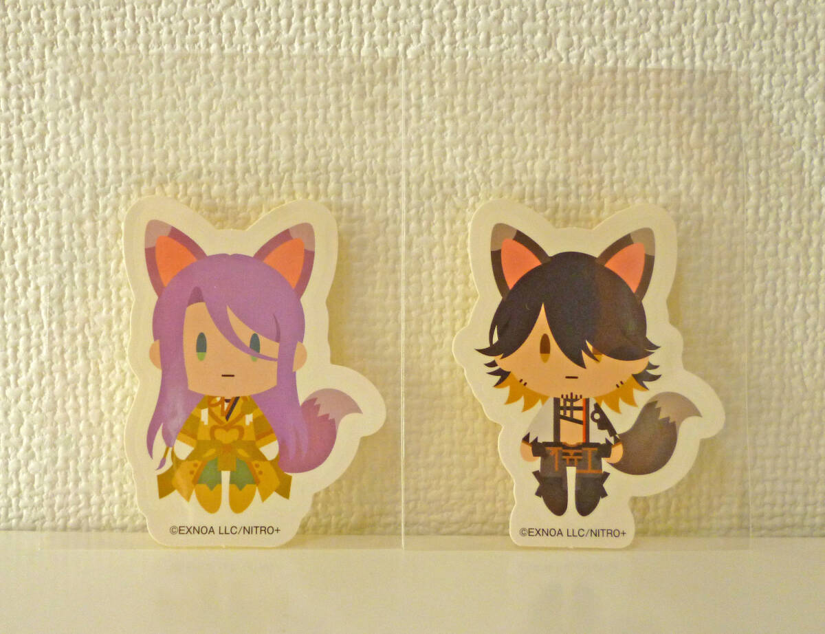 蜂須賀虎徹 長曽祢虎徹 きつね装備 ステッカー シール 刀剣乱舞 とうらぶ拍卖