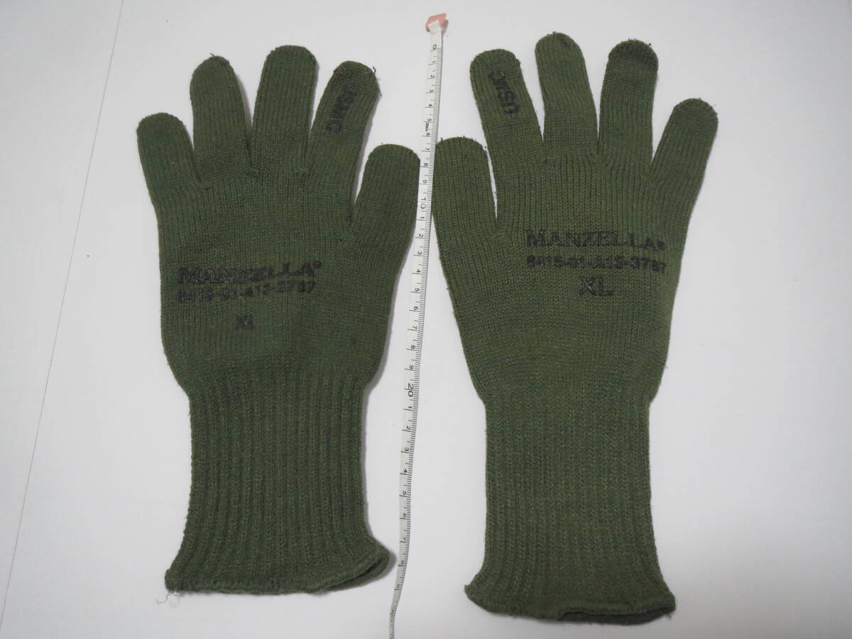 実物 米軍放出品 アメリカ海兵隊 軍手 アメリカ海兵隊支給品 サイズ XL拍卖