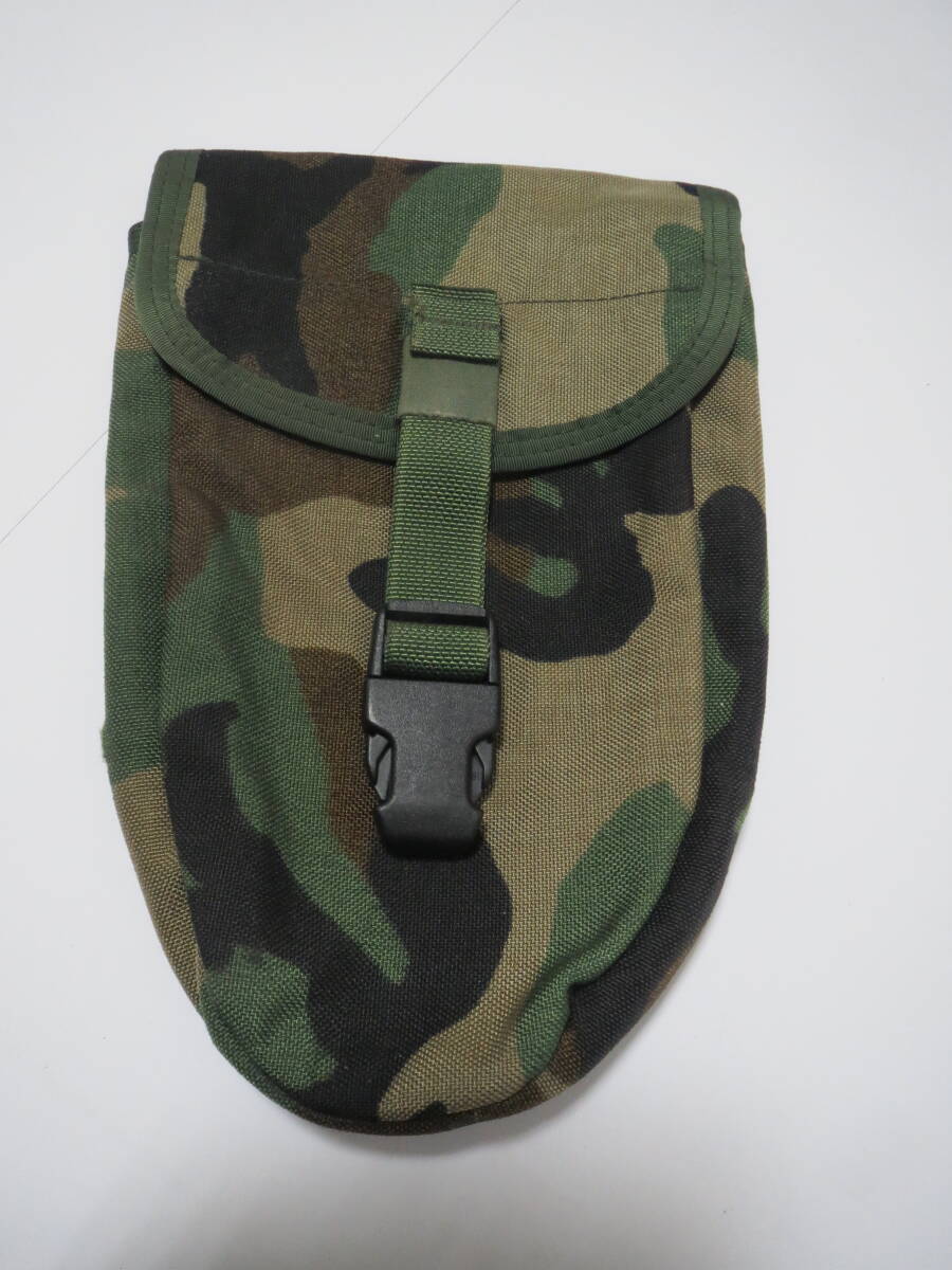 実物 米軍放出品 アメリカ海兵隊 US.MARINE ウッドランド ツールポーチ スコップ カバー MOLLE イラク アフガニスタン 最後の1個!拍卖