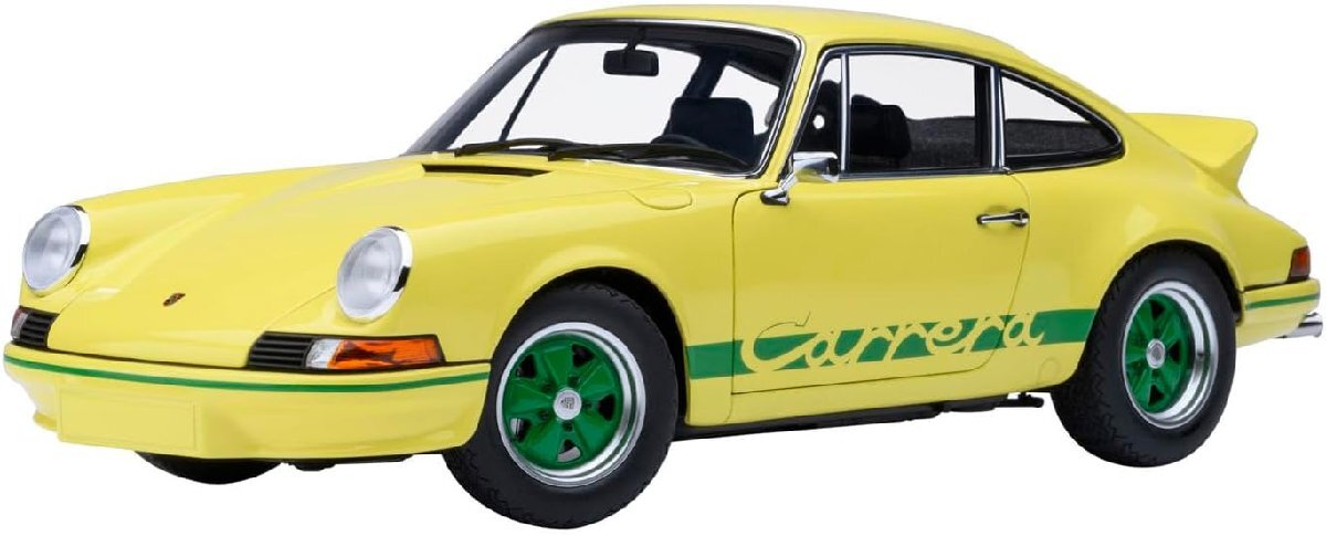 AUTO art 78033 1/18 ポルシェ 911 カレラ 2.7 RS (ライトイエロー/グリーン・ストライプ)拍卖