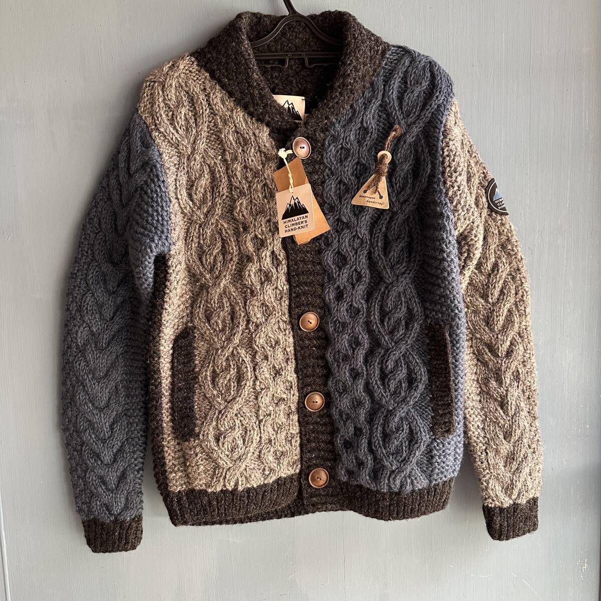 HIMALAYAN CLIMBERS HAND-KNIT MADE IN NEPAL size S ヒマラヤン クライマーズ ハンドニット NEW 拍卖