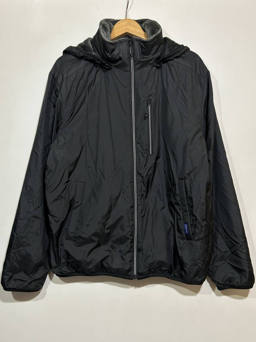 ★ VAN SPORTS 裏ボア フルジップジャンパー 黒 ブラック M 撥水加工 フーディー フード脱着可 ジップアップ アウター ヴァンスポーツ拍卖
