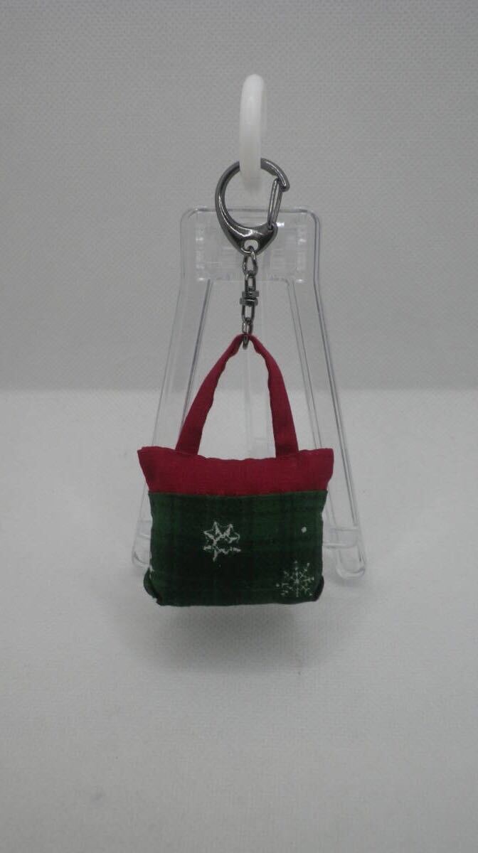 キーホルダー ミニミニバック型 クリスマス柄⑩拍卖