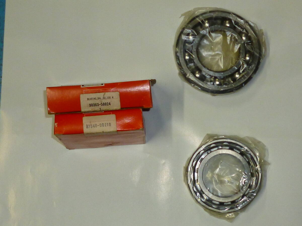 【TOYOTA トヨタ スポーツ800 S800 ヨタハチ UP15 パブリカ UP20】純正新品 クランクシャフト フロント リア リヤ ベアリング拍卖