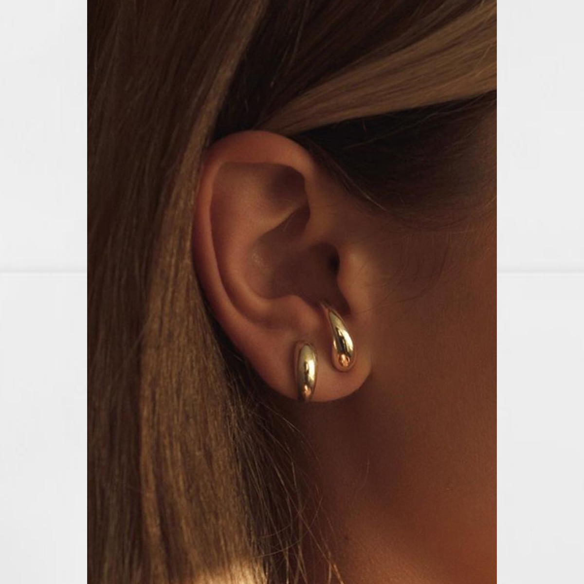 HERNAN HERDEZ Vuelta / Brass 18K Plated / エルナンエルデス ゴールド ピアス ペア拍卖