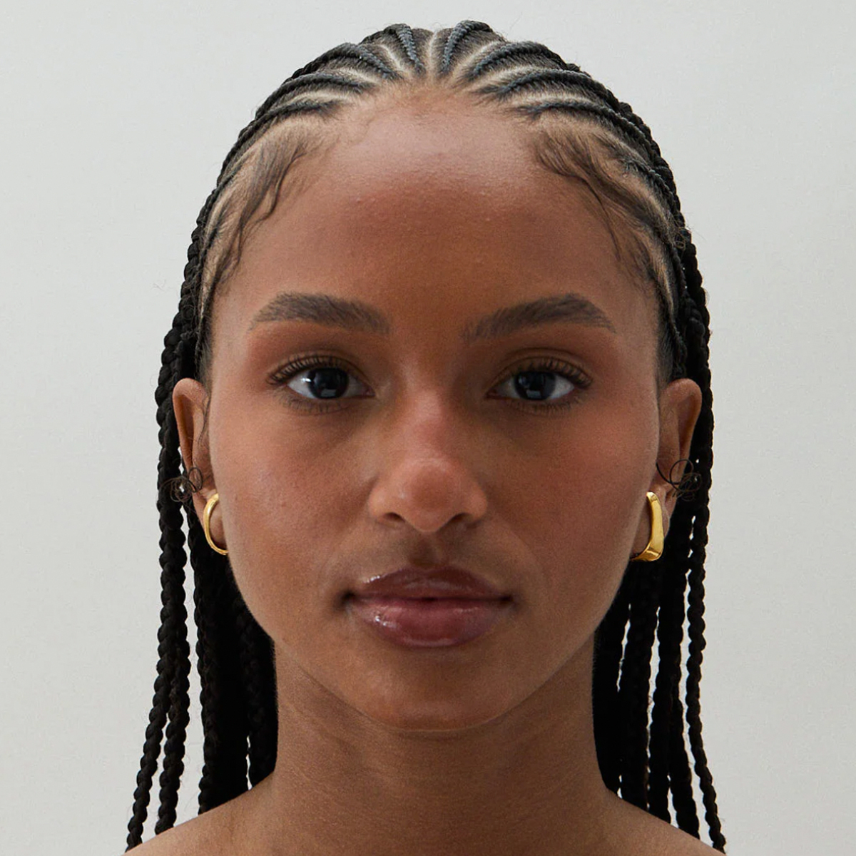 HERNAN HERDEZ Irregular Lobe Hoops / Vermeil / エルナンエルデス ゴールド ピアス ヘア拍卖