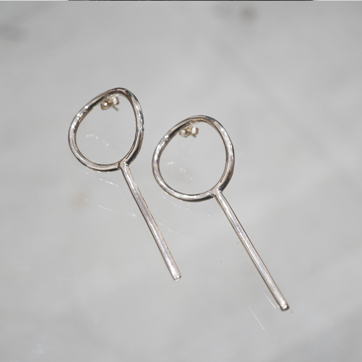 HERNAN HERDEZ Coyote Negro / O Earrings / エルナンエルデス シルバー ピアス ペア拍卖