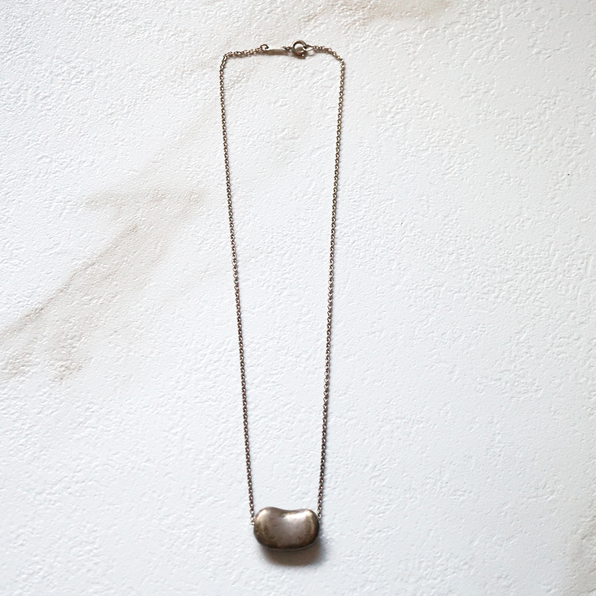 TIFFANY&Co エルサペレッティ ビーン ネックレス シルバー / ティファニー 拍卖