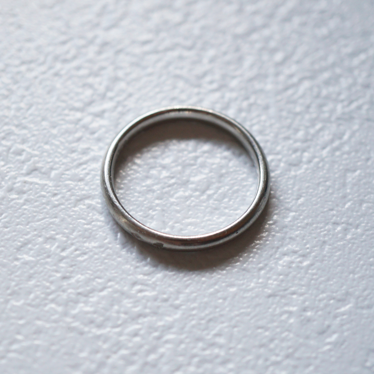 CHANEL Pt950 シンプルリング / シャネル 指輪 シルバー拍卖