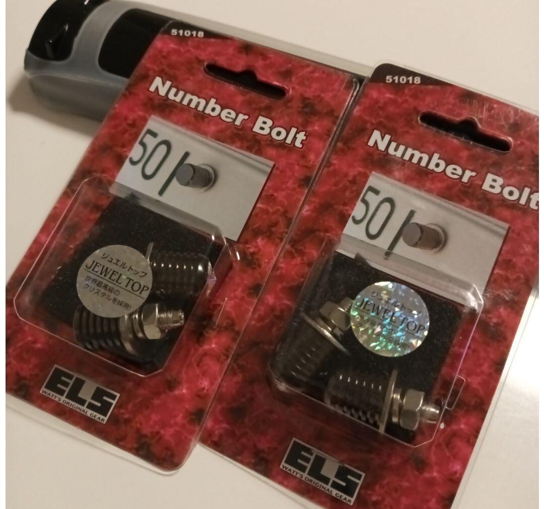新品 4個セット ナンバーボルト クリスタル ジュエル エルス ナンバーボルト ワッツ ELS ボルト 自動車 車 カー用品 ナンバー拍卖