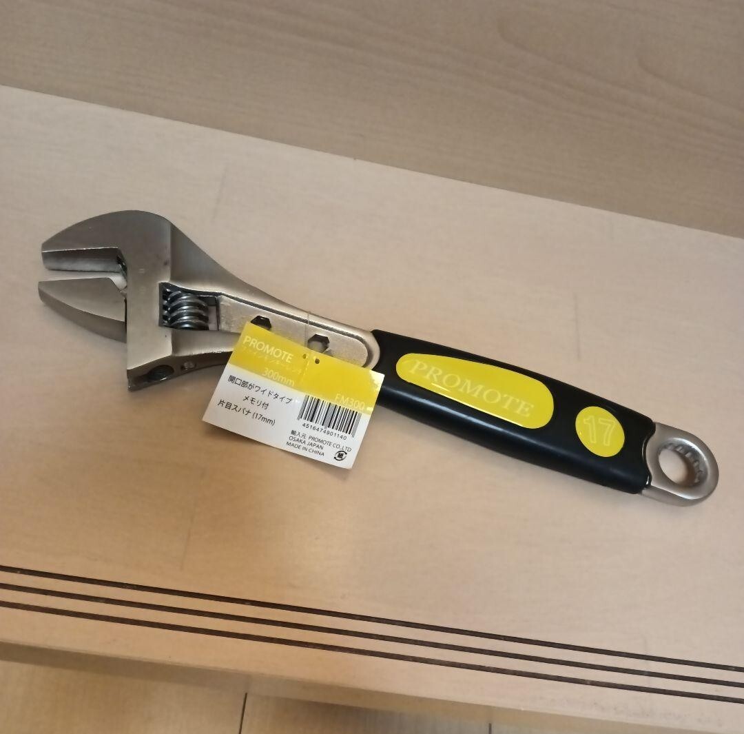 新品未使用 PROMOTE モンキーレンチ プロモート 17 300mm モンキレンチ モンキースパナ スパナ HEAVY TOPスピードレンチ TOPトップ工業拍卖