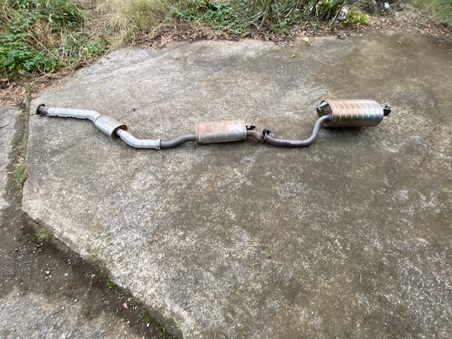 JZX100 チェイサー ツアラーV 後期 純正マフラー1台分セット/TOYOTA genuine 純正 1jz-gte ターボ TURBO マークⅡ クレスタ トヨタ 車検戻拍卖